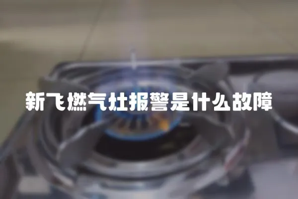 新飛燃氣灶報警是什么故障