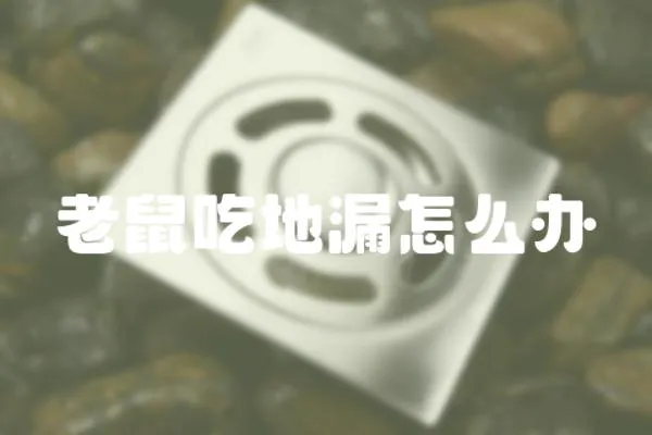 老鼠吃地漏怎么辦