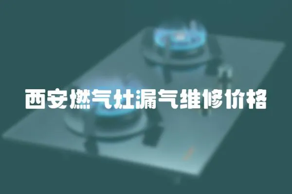 西安燃?xì)庠盥饩S修價格