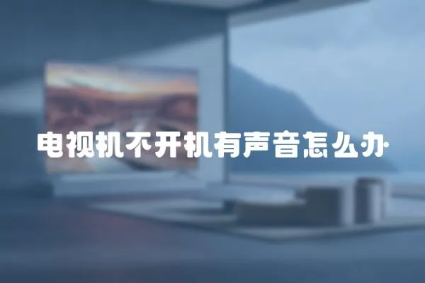 電視機(jī)不開機(jī)有聲音怎么辦