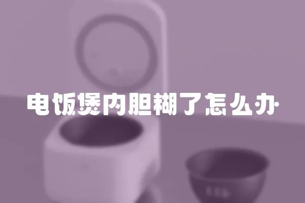 電飯煲內(nèi)膽糊了怎么辦