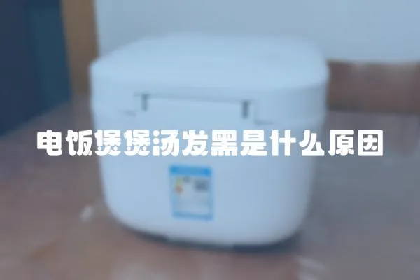 電飯煲煲湯發(fā)黑是什么原因