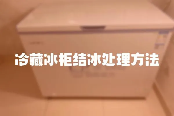 冷藏冰柜結冰處理方法