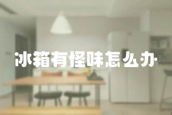 冰箱有怪味怎么辦