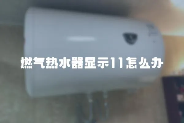 燃氣熱水器顯示11怎么辦