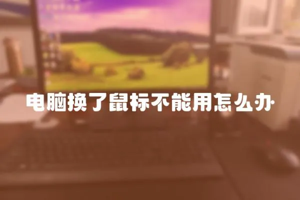 電腦換了鼠標不能用怎么辦