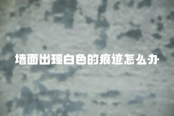 墻面出現(xiàn)白色的痕跡怎么辦