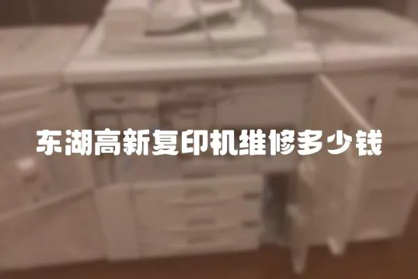 东湖高新复印机维修多少钱