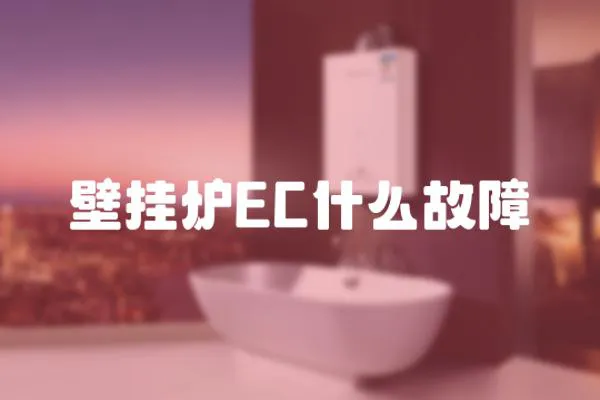 壁挂炉EC什么故障