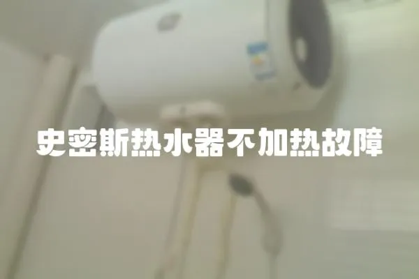 史密斯熱水器不加熱故障