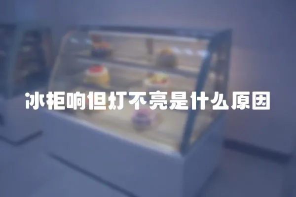 冰柜響但燈不亮是什么原因