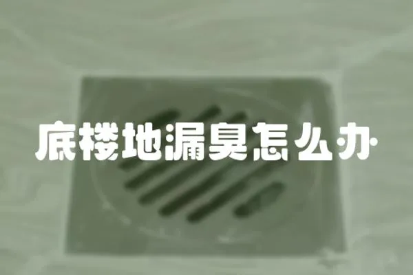 底樓地漏臭怎么辦