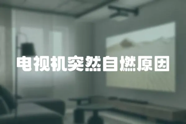 電視機突然自燃原因