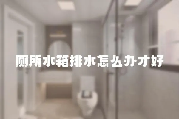 廁所水箱排水怎么辦才好