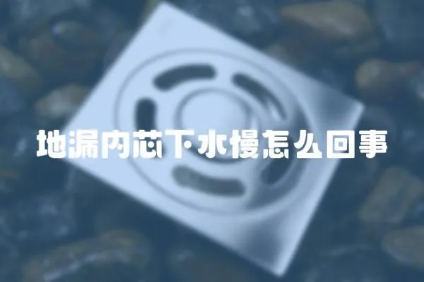地漏內(nèi)芯下水慢怎么回事