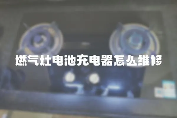 燃氣灶電池充電器怎么維修