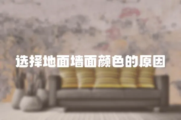 選擇地面墻面顏色的原因