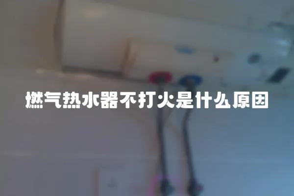 燃氣熱水器不打火是什么原因