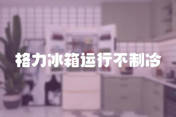 格力冰箱運行不制冷