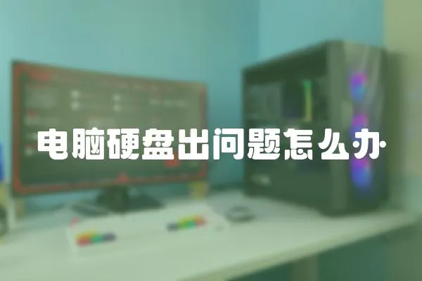 電腦硬盤出問題怎么辦