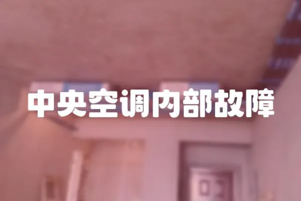 中央空調內部故障