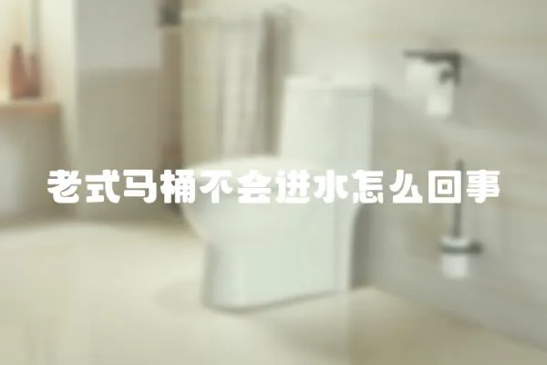 老式馬桶不會進(jìn)水怎么回事