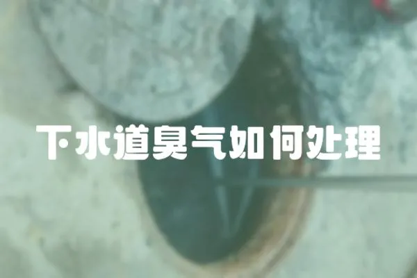 下水道臭氣如何處理