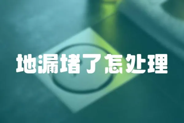 地漏堵了怎處理