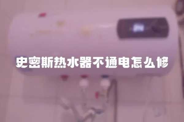 史密斯熱水器不通電怎么修