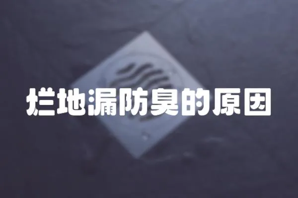 爛地漏防臭的原因