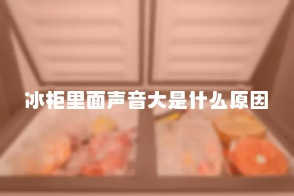 冰柜里面聲音大是什么原因