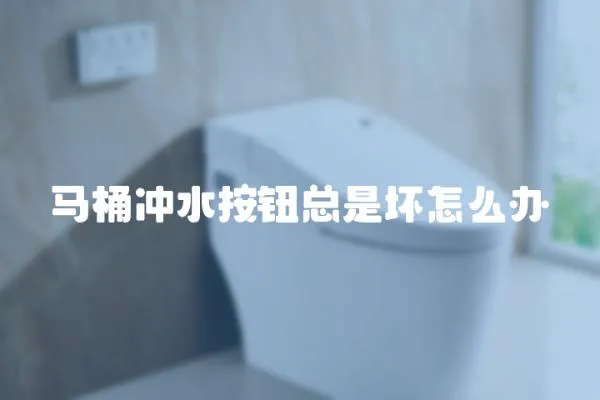馬桶沖水按鈕總是壞怎么辦