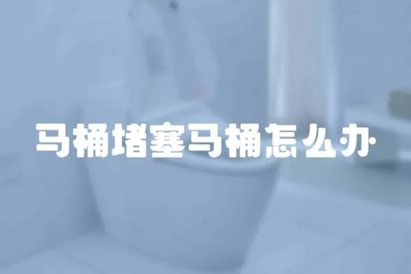 馬桶堵塞馬桶怎么辦