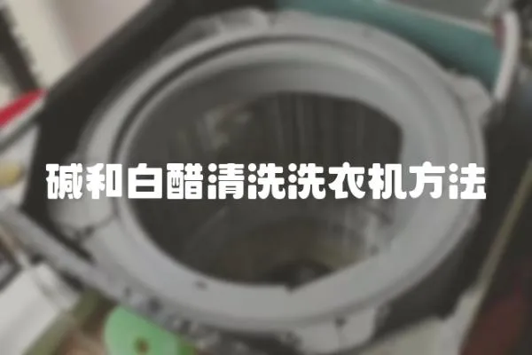 堿和白醋清洗洗衣機(jī)方法