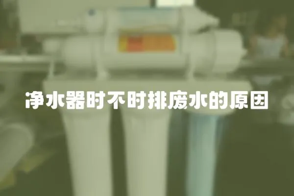 凈水器時不時排廢水的原因