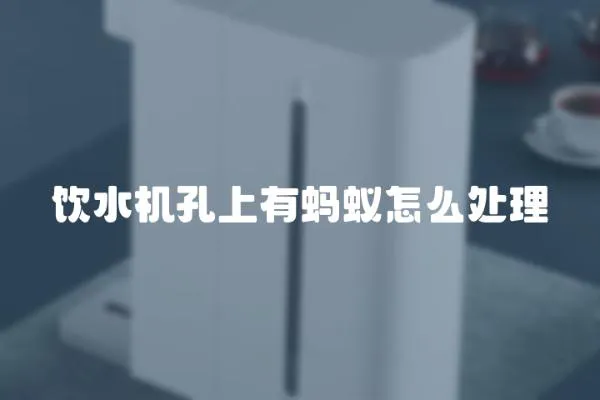 飲水機孔上有螞蟻怎么處理