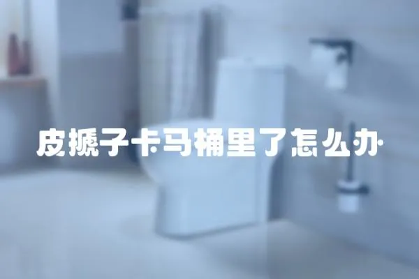 皮搋子卡馬桶里了怎么辦