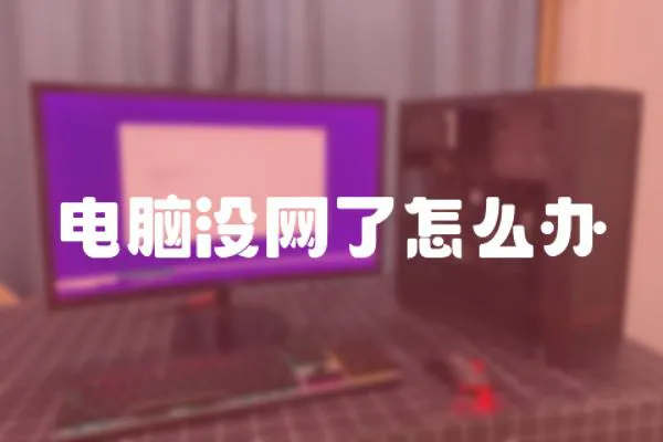 電腦沒網了怎么辦