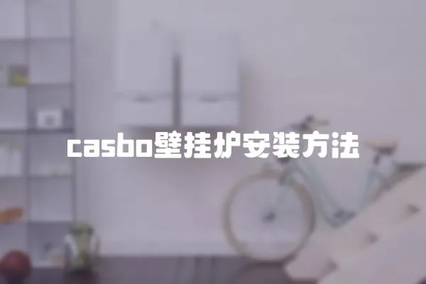 casbo壁掛爐安裝方法