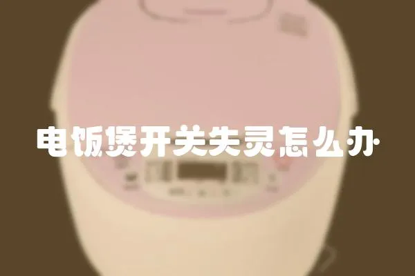 電飯煲開關失靈怎么辦
