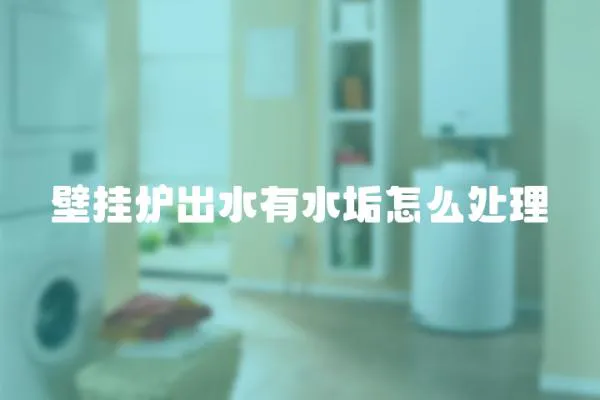 壁掛爐出水有水垢怎么處理