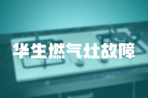 華生燃氣灶故障