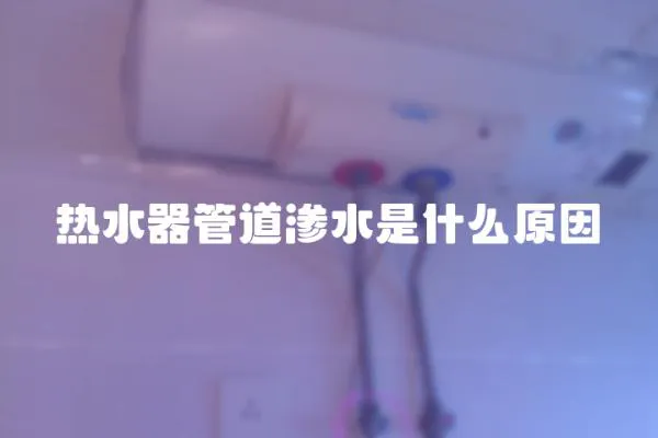 熱水器管道滲水是什么原因