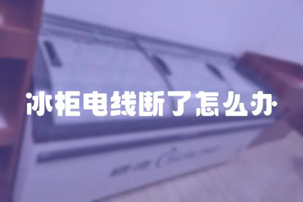 冰柜電線斷了怎么辦