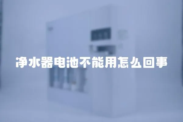 凈水器電池不能用怎么回事