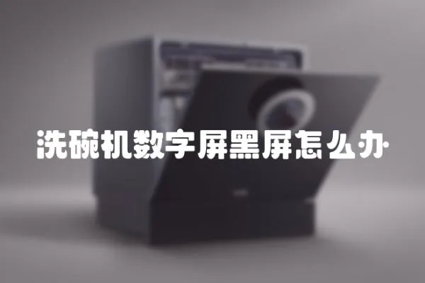 洗碗機數字屏黑屏怎么辦