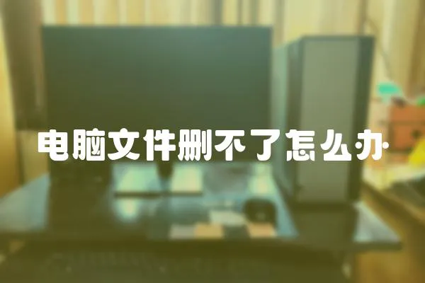 電腦文件刪不了怎么辦