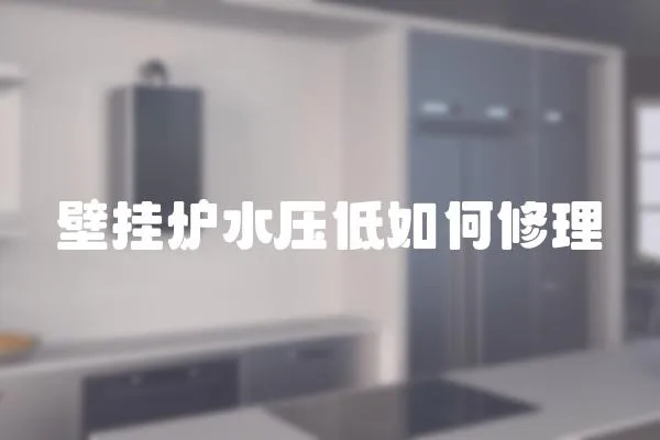 壁掛爐水壓低如何修理