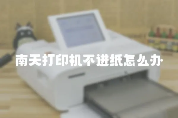 南天打印機不進紙怎么辦
