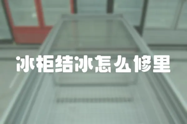 冰柜結冰怎么修里
